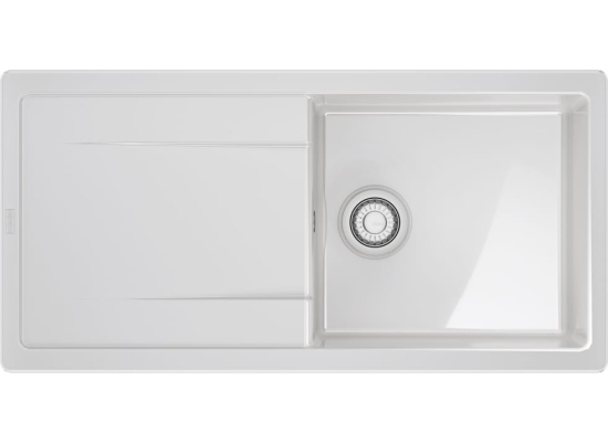 Zlew ceramiczny FRANKE MarisX MXK 611-100 biały polarny | Fraceram (124.0745.380)