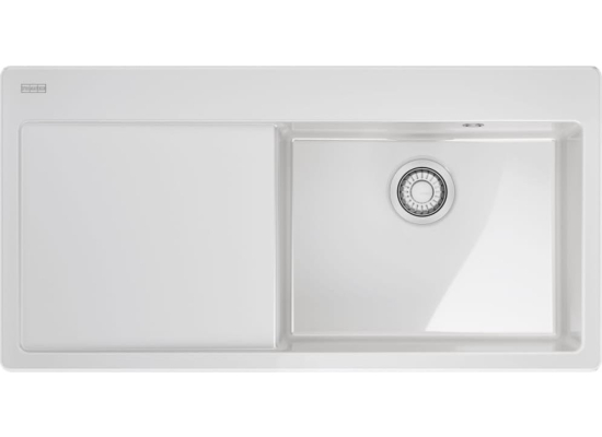 Zlew ceramiczny FRANKE MythosX MYK 611-100 (komora PRAWA) biały polarny | Fraceram (124.0749.510)