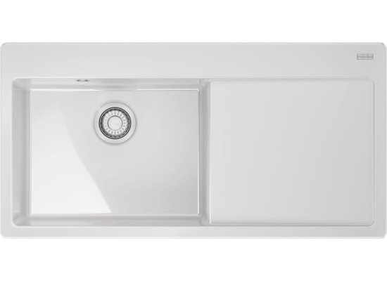 Zlew ceramiczny FRANKE MythosX MYK 611-100 (komora LEWA) biały polarny | Fraceram (124.0749.514)