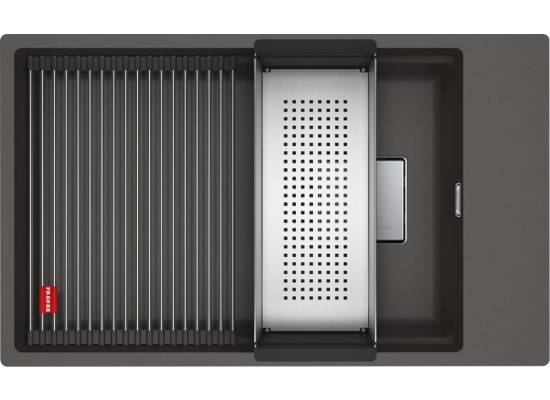 Zlew FRANKE Kanon KNG 110-62 łupkowy szary BLACK EDITION (wkładka + rollmata) (125.0737.897) *** zamów wycięcie otworów GRATIS ***