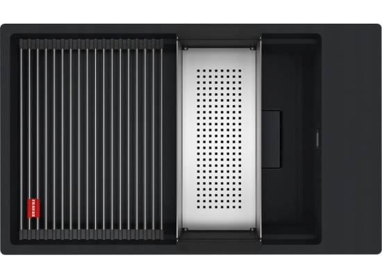 Zlew FRANKE Kanon KNG 110-62 onyx BLACK EDITION (wkładka + rollmata) (125.0740.834) *** zamów wycięcie otworów GRATIS ***