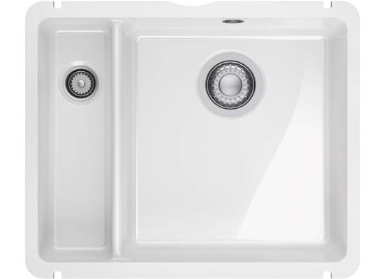 Zlew ceramiczny FRANKE KubusX KXK 160-37-12 biały polarny | Fraceram (126.0738.298)