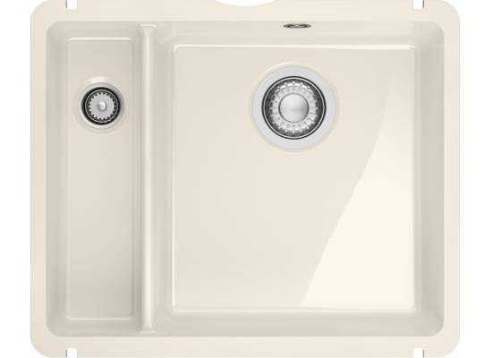 Zlew ceramiczny FRANKE KubusX KXK 160-37-12 kremowy | Fraceram (126.0738.299)
