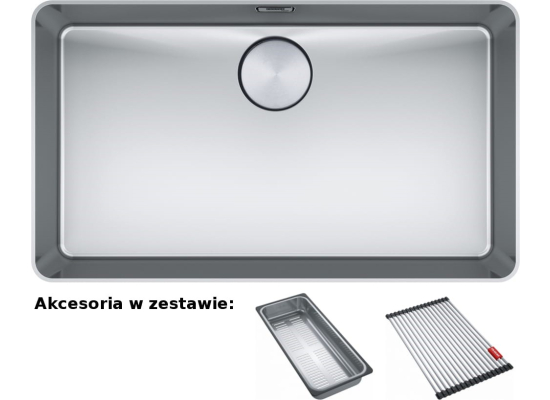 Zlew FRANKE Mythos MYX 210-70 stal SZCZOTKOWANA (127.0624.562)
