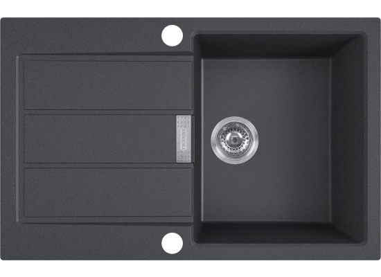 Zlew FRANKE Sirius 2.0 S2D 611-78 onyx | Tectonite (143.0612.629) *** zamów wycięcie OTWORU na dozownik GRATIS ***