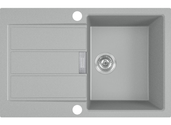 Zlew FRANKE Sirius 2.0 S2D 611-78 kamienny szary | Tectonite (143.0612.630) *** zamów wycięcie OTWORU na dozownik GRATIS ***