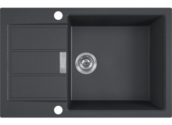 Zlew FRANKE Sirius 2.0 S2D 611-78 XL onyx | Tectonite (143.0618.577) *** zamów wycięcie OTWORU na dozownik GRATIS ***
