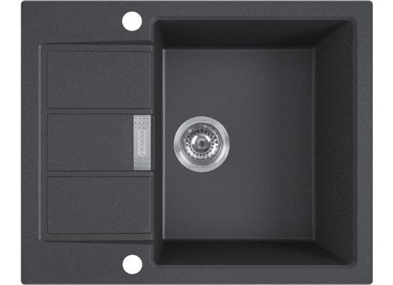 Zlew FRANKE Sirius 2.0 S2D 611-62 onyx | Tectonite (143.0618.665) *** zamów wycięcie OTWORU na dozownik GRATIS ***