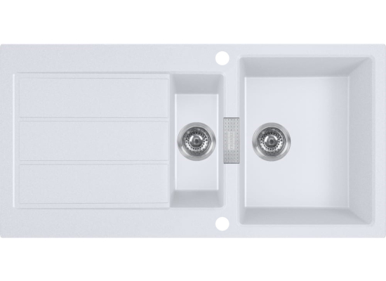 Zlew FRANKE Sirius 2.0 S2D 651-100 biały polarny | Tectonite (143.0618.670) *** zamów wycięcie OTWORU na dozownik GRATIS ***