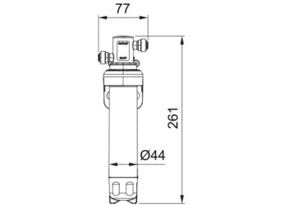 Zestaw do filtracji wody FRANKE CLEAR WATER S | 4000L (150.0730.809)