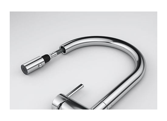 Bateria FRANKE ACTIVE J PULL-OUT SPRAY czarny mat (115.0653.404)