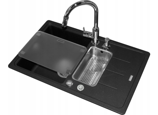Zlew FRANKE Basis BFG 651-78 łupkowy szary (114.0716.319) *** zamów wycięcie otworów GRATIS ***