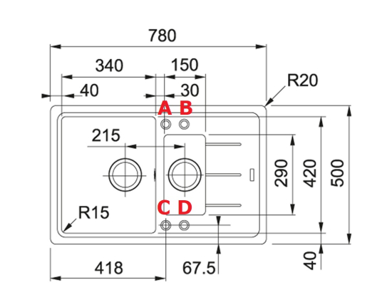 Zlew FRANKE Basis BFG 651-78 łupkowy szary (114.0716.319) *** zamów wycięcie otworów GRATIS ***