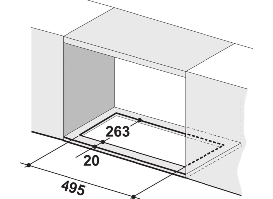 Okap do zabudowy FRANKE Box Flush FBFE A52 WH MATT biały mat | 620m3/h (305.0665.366)