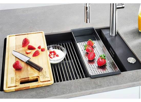 Zlew FRANKE Kanon KNG 110-62 cappuccino (wkładka + rollmata) (125.0528.621) *** zamów wycięcie otworów GRATIS ***