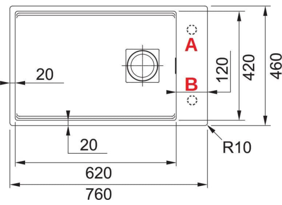 Zlew FRANKE Kanon KNG 110-62 cappuccino (wkładka + rollmata) (125.0528.621) *** zamów wycięcie otworów GRATIS ***