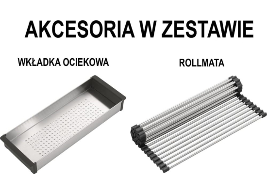 Zlew FRANKE Kanon KNG 110-52 orzechowy (wkładka + rollmata) (125.0528.609)