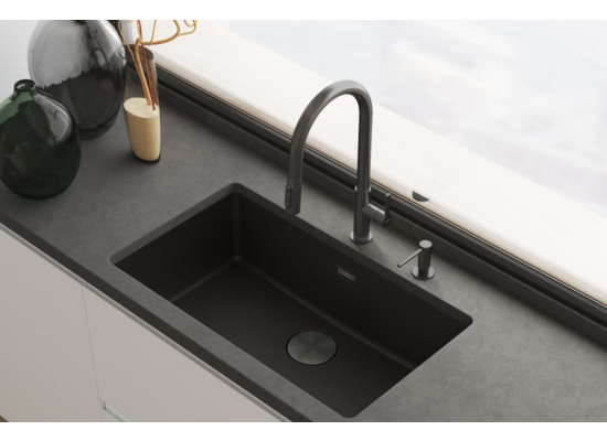 Bateria FRANKE MARIS SLIM CLEAR WATER J PULL-OUT chrom (120.0730.870)