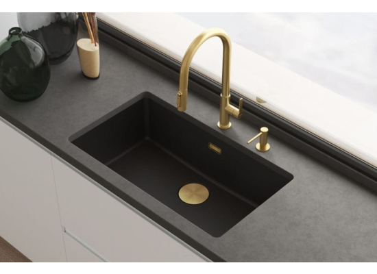 Bateria FRANKE MARIS SLIM CLEAR WATER J PULL-OUT chrom (120.0730.870)