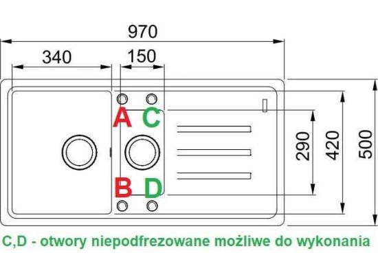 Zlew FRANKE Malta MLG 651-97 onyx (114.0700.139) *** zamów wycięcie otworów GRATIS ***