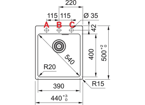 Zlew FRANKE Maris MRG 610-39 FTL łupkowy szary (114.0716.335) *** zamów wycięcie otworów GRATIS ***