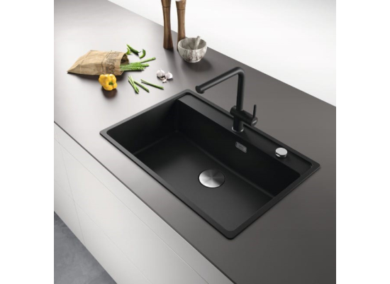Zlew FRANKE Maris MRG 610-72 czarny mat (114.0661.768) *** zamów wycięcie otworów GRATIS ***