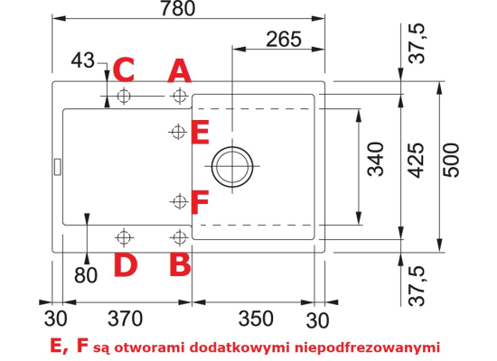 Zlew FRANKE Maris MRG 611-78 beżowy (114.0675.999) *** zamów wycięcie otworów GRATIS ***