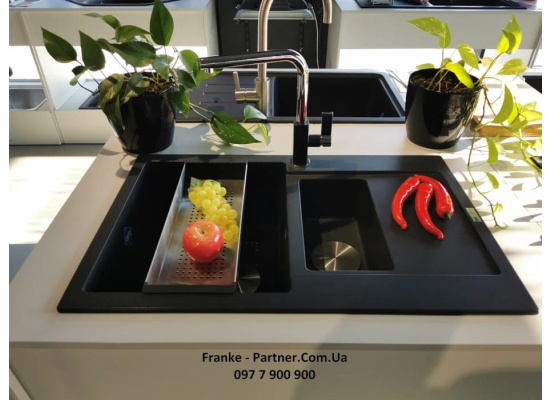 Zlew FRANKE Maris MRG 651-78 onyx (114.0675.989) *** zamów wycięcie otworów GRATIS ***