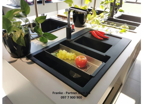 Zlew FRANKE Maris MRG 651-78 onyx (114.0675.989) *** zamów wycięcie otworów GRATIS ***