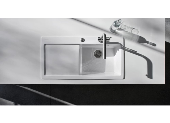 Zlew ceramiczny FRANKE Mythos MTK 611-100 (komora LEWA) kremowy | Fraceram (124.0379.853)