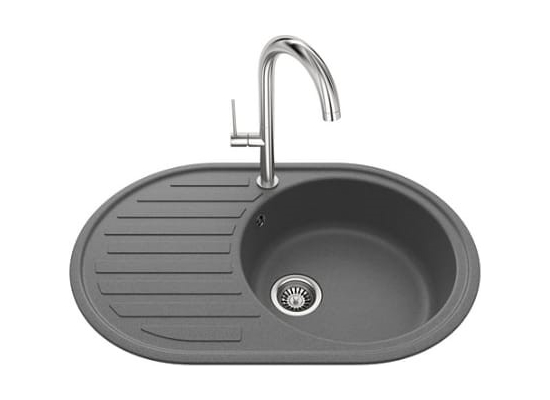 Zlew FRANKE Pamira ROG 611-77 kamienny szary (114.0676.331) *** zamów wycięcie otworów GRATIS ***