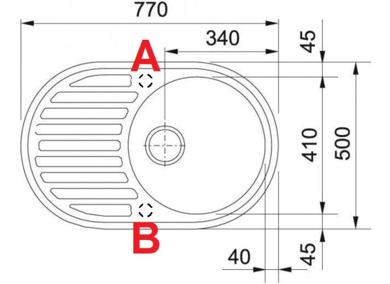 Zlew FRANKE Pamira ROG 611-77 kamienny szary (114.0676.331) *** zamów wycięcie otworów GRATIS ***