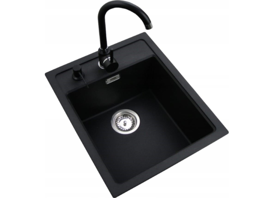 Zlew FRANKE Sirius SID 610-37 onyx | Tectonite (114.0496.104) *** zamów wycięcie OTWORU na dozownik GRATIS ***