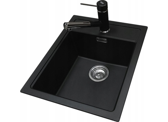 Zlew FRANKE Sirius SID 610-37 onyx | Tectonite (114.0496.104) *** zamów wycięcie OTWORU na dozownik GRATIS ***