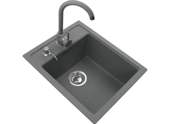 Zlew FRANKE Sirius SID 610-37 onyx | Tectonite (114.0496.104) *** zamów wycięcie OTWORU na dozownik GRATIS ***