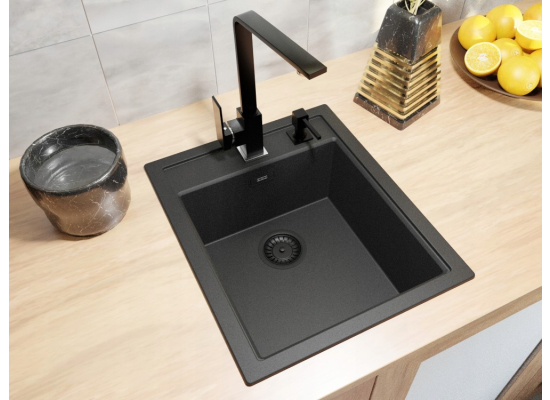 Zlew FRANKE Sirius SID 610-37 onyx | Tectonite (114.0496.104) *** zamów wycięcie OTWORU na dozownik GRATIS ***