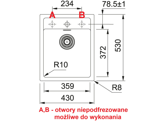 Zlew FRANKE Sirius SID 610-37 onyx | Tectonite (114.0496.104) *** zamów wycięcie OTWORU na dozownik GRATIS ***