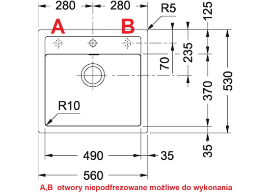 Zlew FRANKE Sirius SID 610-49 kamienny szary | Tectonite (114.0476.406) *** zamów wycięcie OTWORU na dozownik GRATIS ***