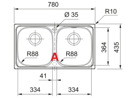 Zlew FRANKE Spark SKN 620-34-34/78 stal GŁADKA (101.0720.296) *** zamów wycięcie otworów GRATIS ***