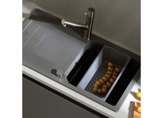 Zlew FRANKE Urban UBG 611-100 XL kamienny szary (114.0687.293) *** zamów wycięcie otworów GRATIS ***