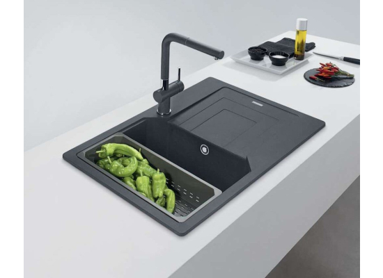 Zlew FRANKE Urban UBG 611-62 czarny mat BLACK EDITION (114.0697.753) *** zamów wycięcie otworów GRATIS ***