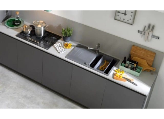 Zlew FRANKE Urban UBG 611-86 czarny mat (114.0687.287) *** zamów wycięcie otworów GRATIS ***