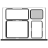 Sortownik FRANKE GARBO 60-3 | 1x8l + 1x12l + 1x18l + 1 miska (121.0200.680)