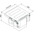 Sortownik FRANKE GARBO 45-2 | 1x12l + 1x18l (121.0200.692)