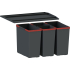 Sortownik FRANKE EasySort 600-2-2 | 2x14,5l + 2x7,5l (121.0494.193)