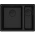 Zlew FRANKE Maris MRG 160-34-15 SBR (DUŻA komora LEWA) onyx BLACK EDITION (125.0740.840)