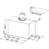 Okap do zabudowy FRANKE Box Flush Premium FBFP BK MATT A70 czarny mat | 670m3/h (305.0665.392)