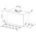 Okap do zabudowy FRANKE Box Flush Evo FBFE BK A70 BASIC czarny | 750m3/h (305.0728.431)