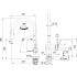 Bateria FRANKE ACTIVE J PULL-OUT SPRAY czarny mat (115.0653.404)