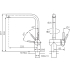 Bateria FRANKE ATLAS NEO miedziany (115.0628.204)